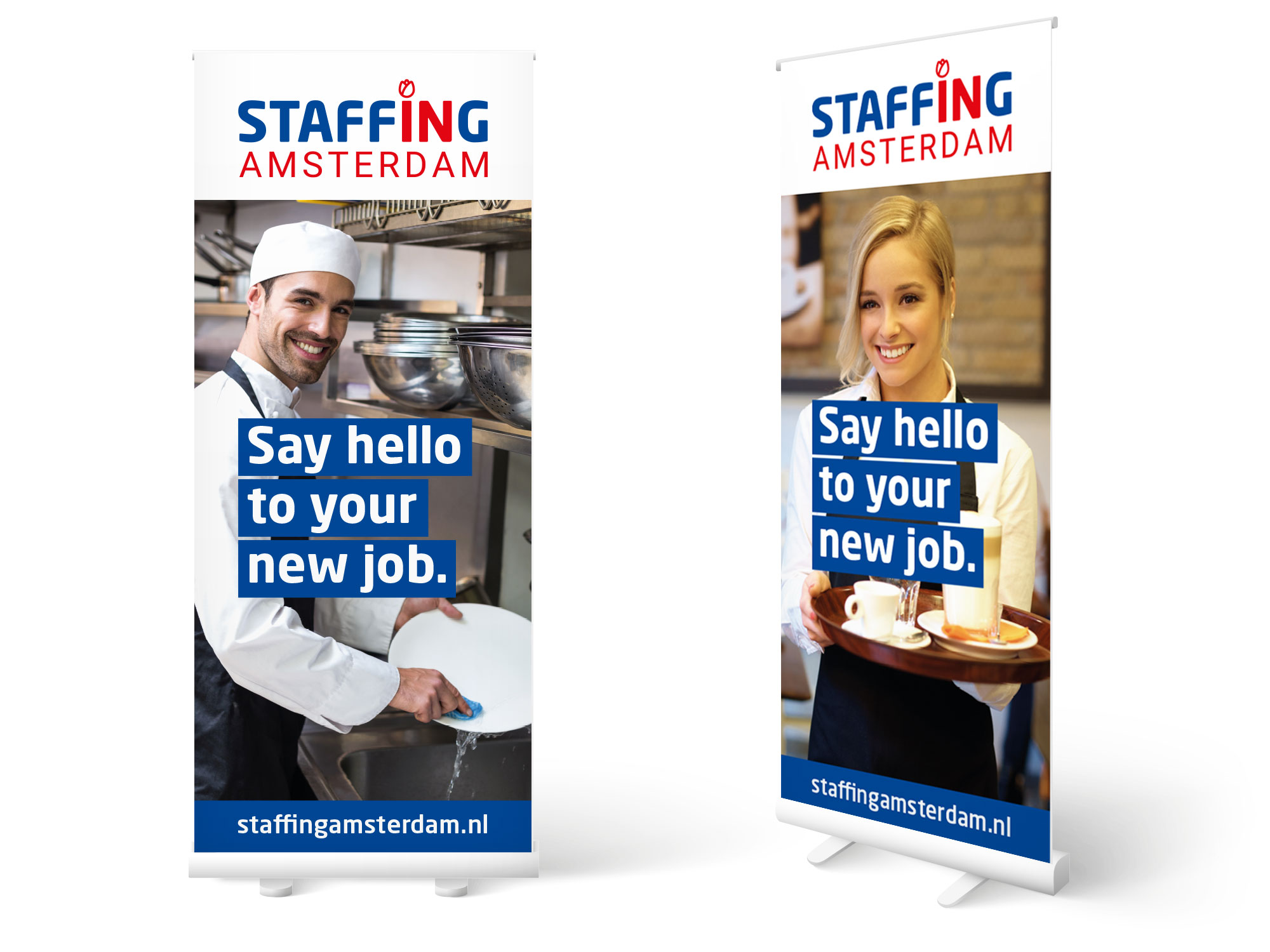 rollup banners Staffing Amsterdam