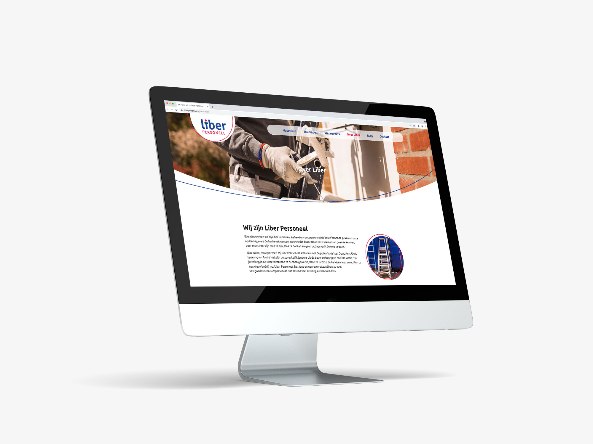 wordpress website uitzendbureau Liber Barneveld